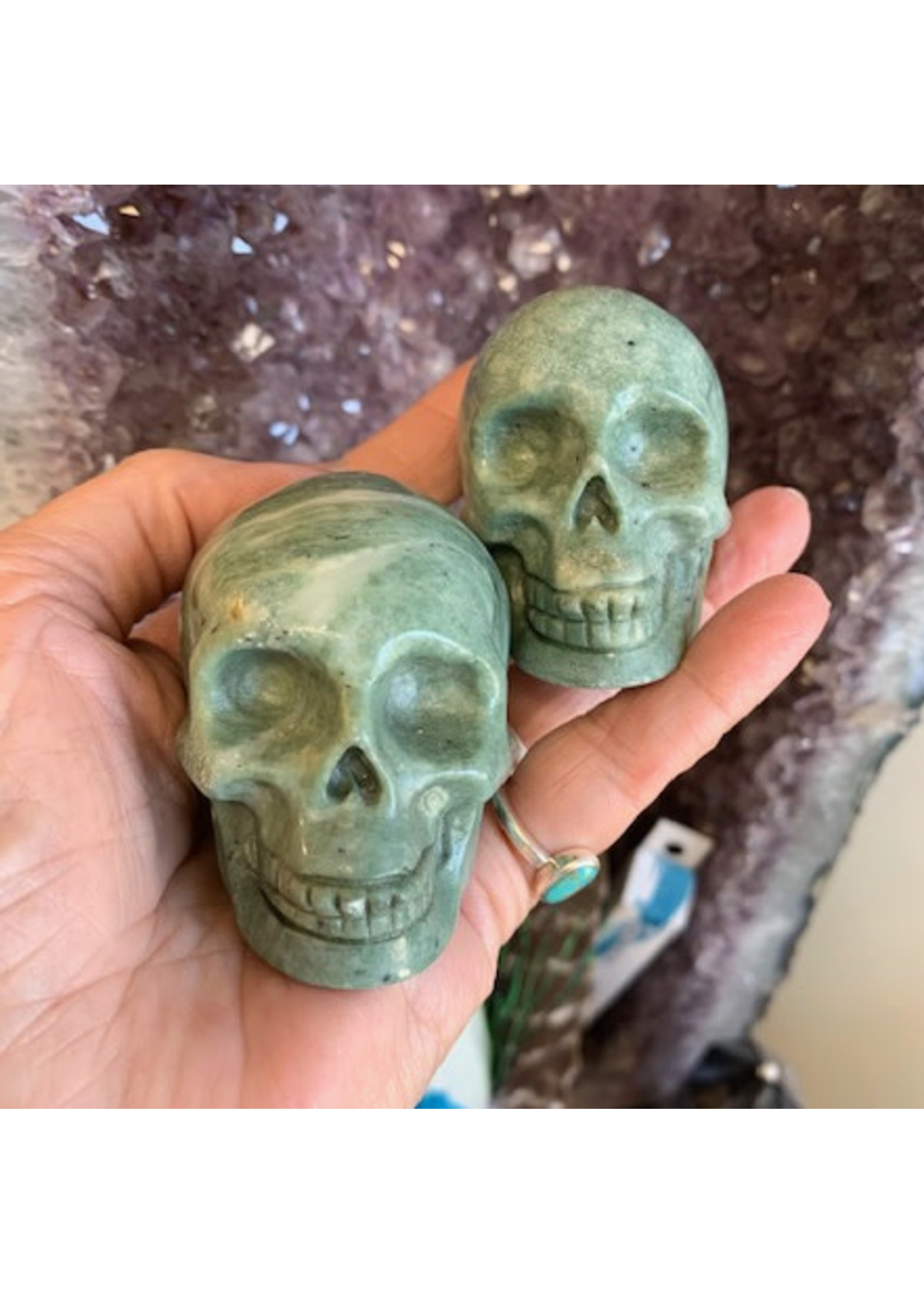 Serpentine Skulls for ancient knowing