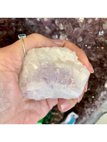 Fluorite on White Celestite for high Angelic connection