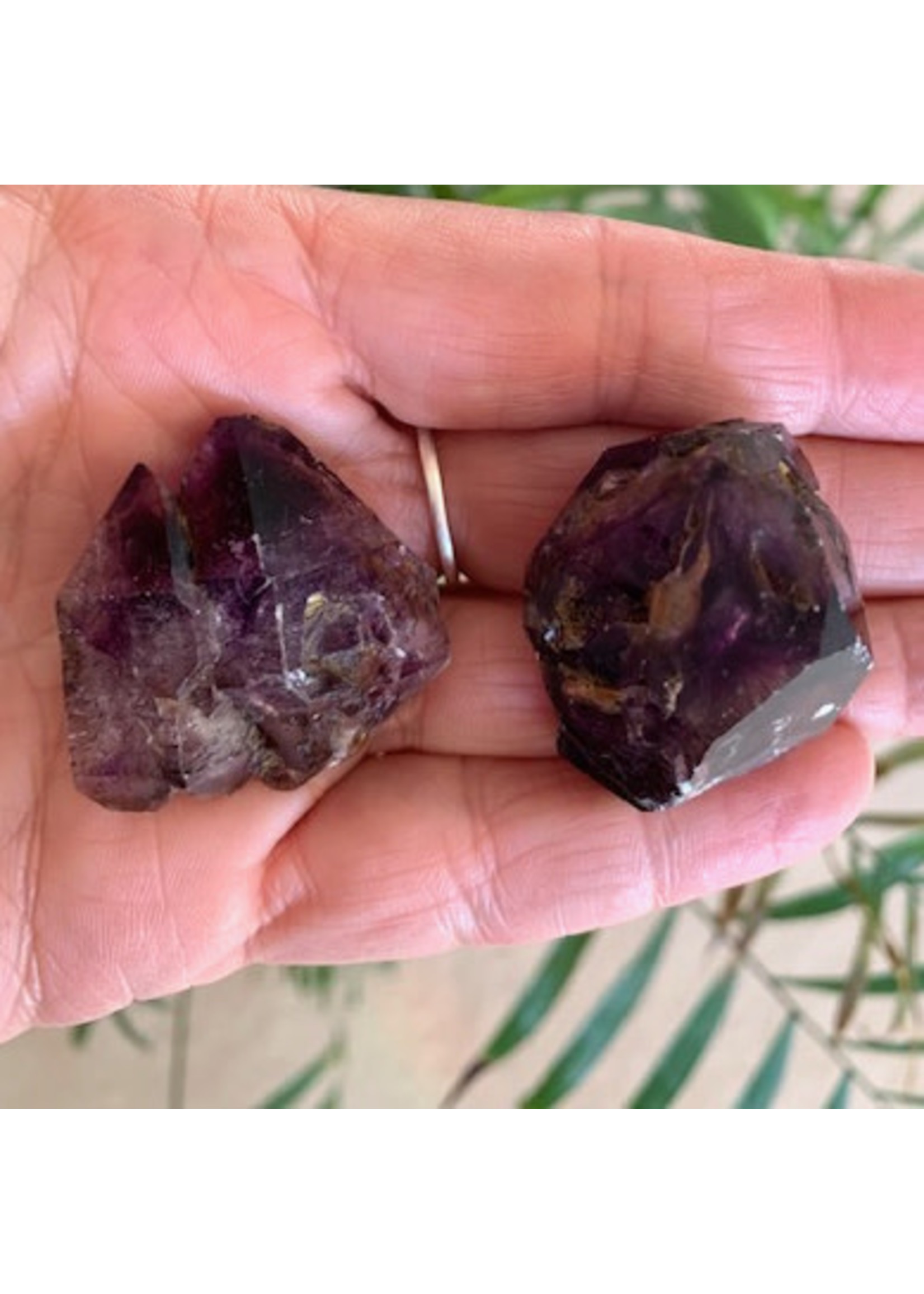 Shangaan Amethyst Double Terminated Points for deep soul healing