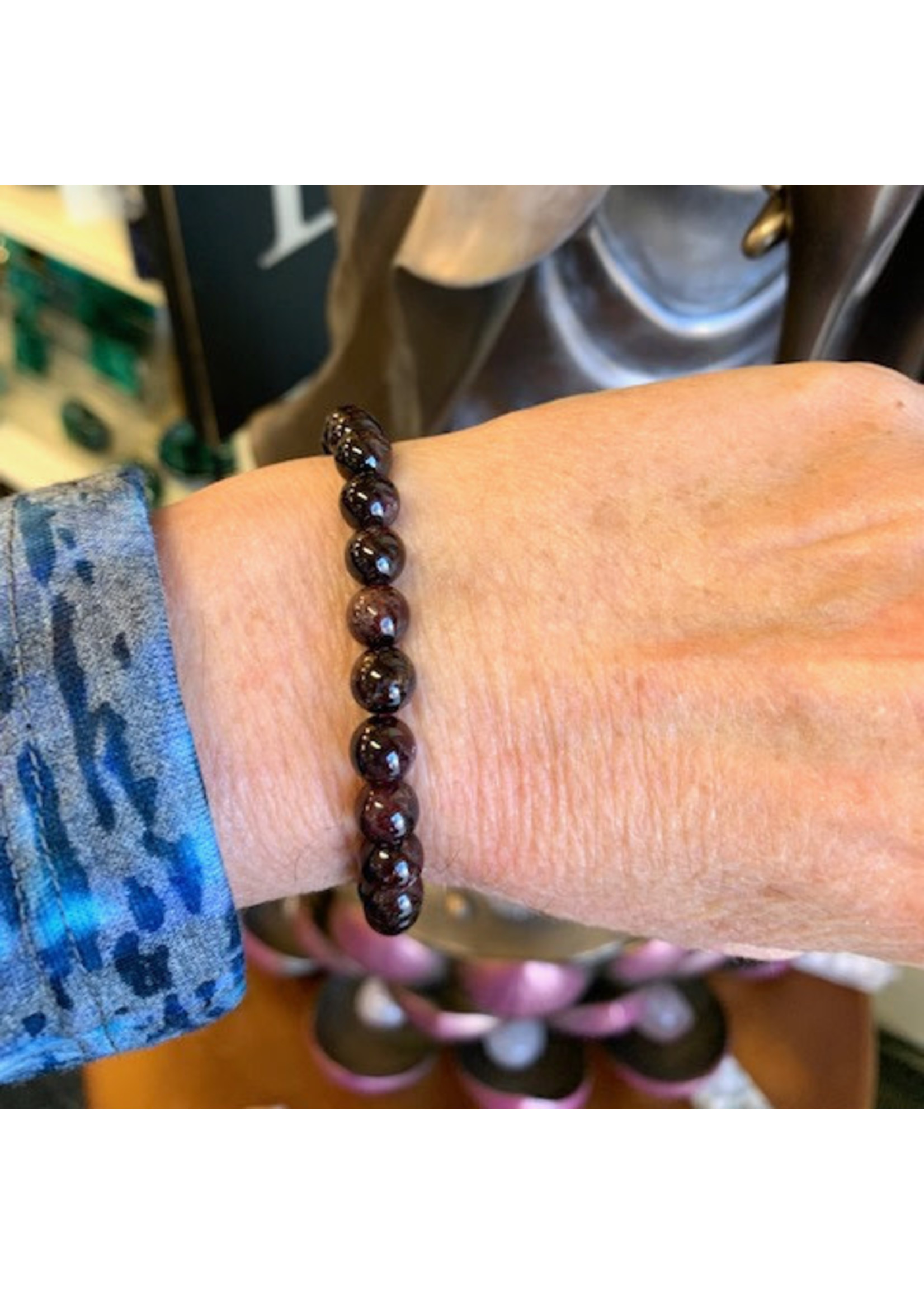 Crystal Bracelet -  Garnet