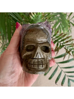 Amethyst Cluster Skull for ancient wisdom