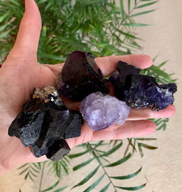 Purple Fluorite Clusters Rough for connecting to your purpose