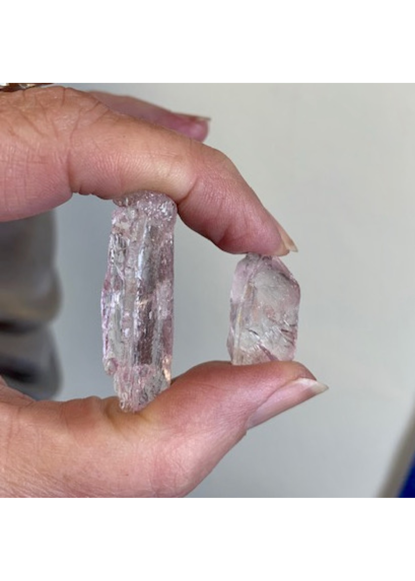 Kunzite Rough for opening the heart