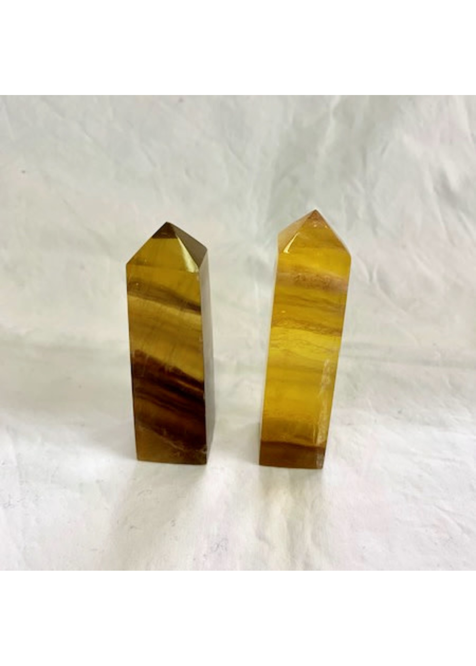 Yellow Fluorite Obelisk for Creativity