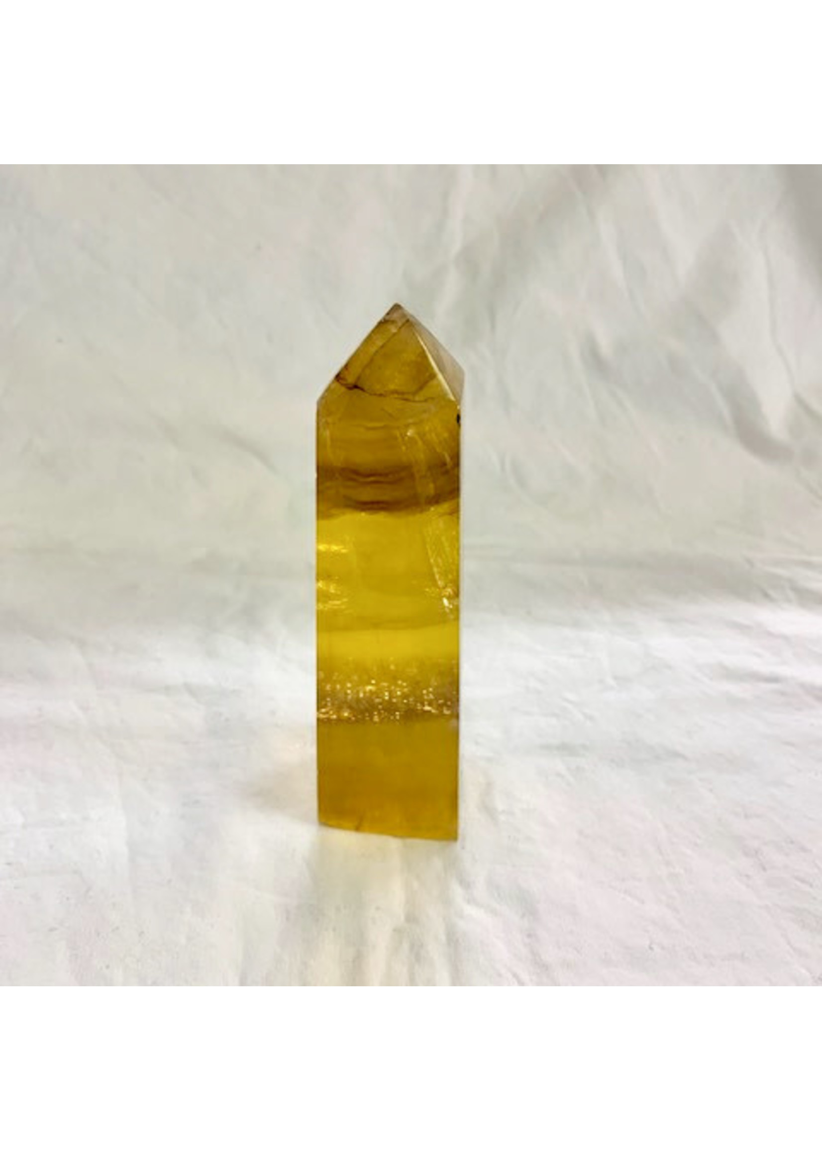 Yellow Fluorite Obelisk for Creativity