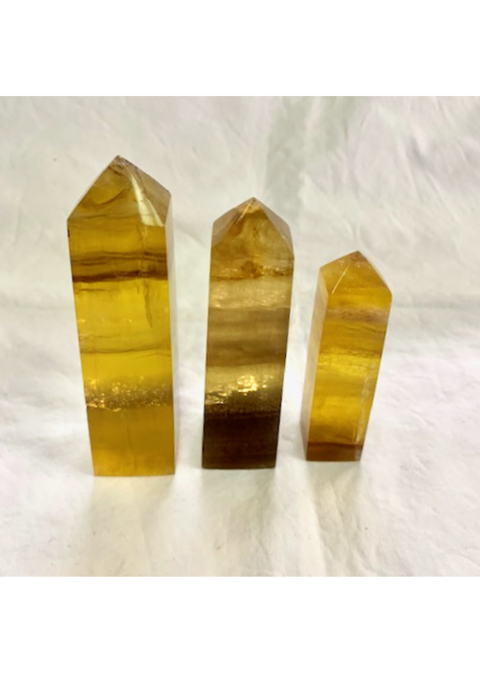 Yellow Fluorite Obelisk for Creativity