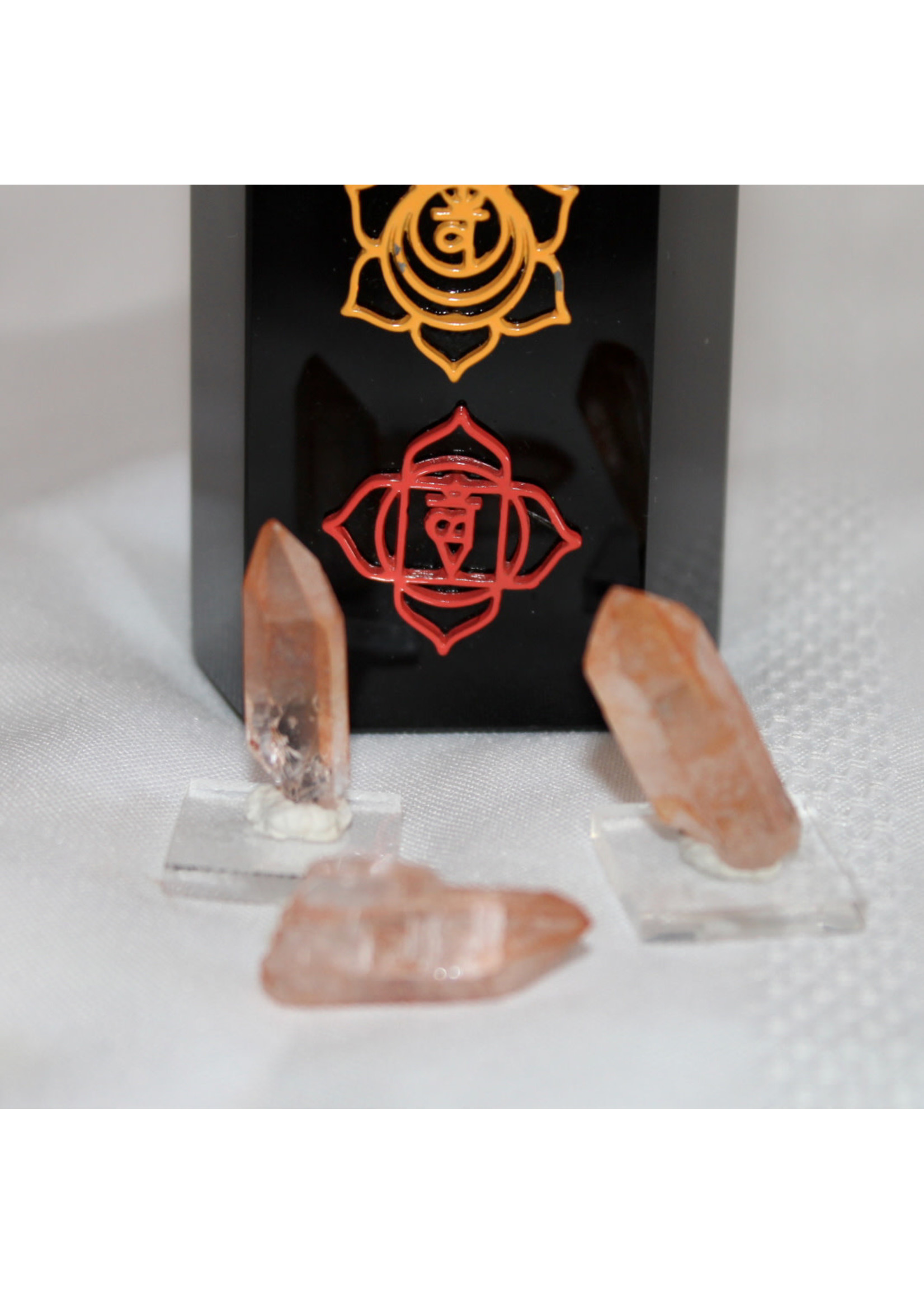 Tangerine Quartz Points for creative energy
