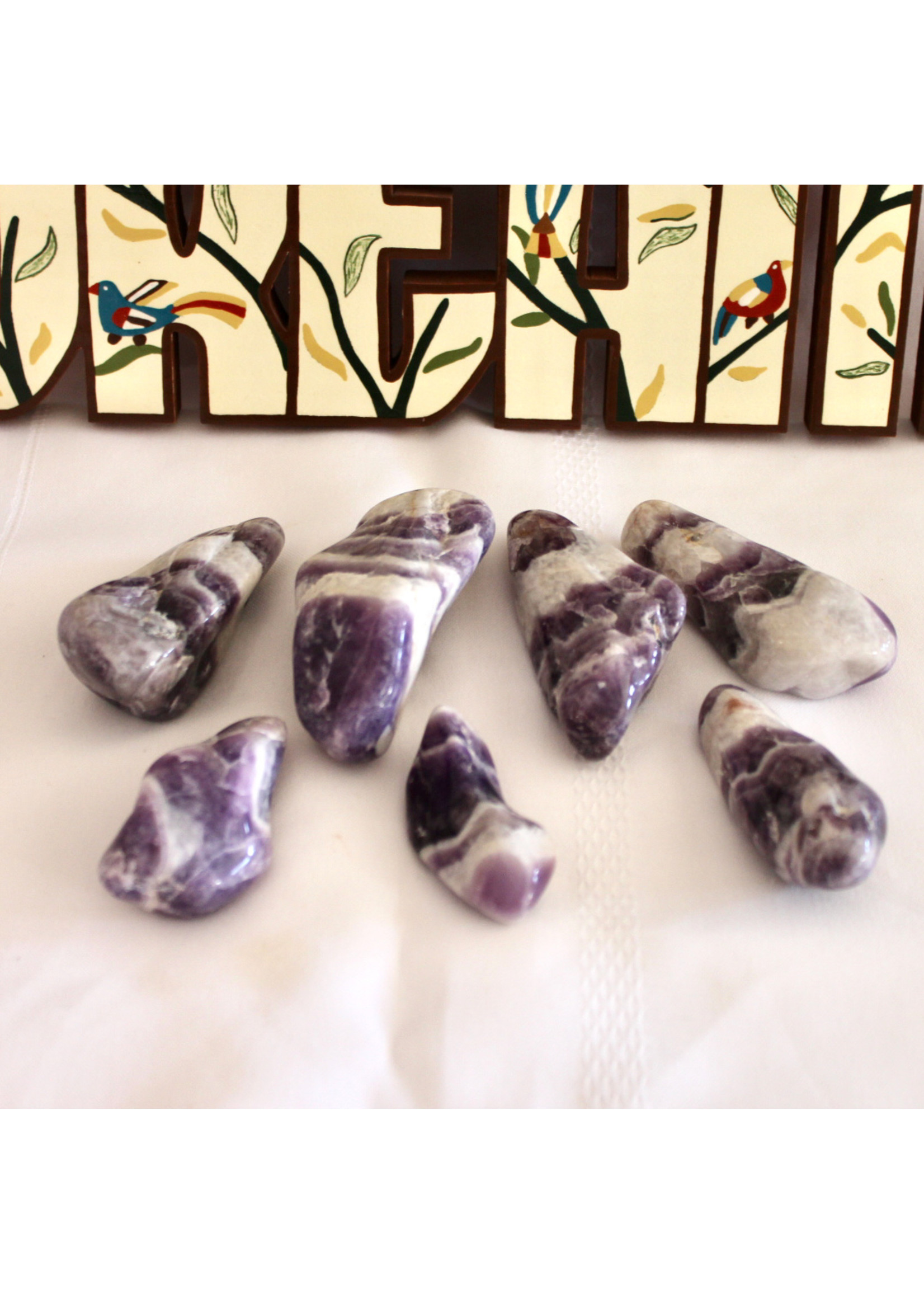 Chevron (Dream) Amethyst Polished for intuition