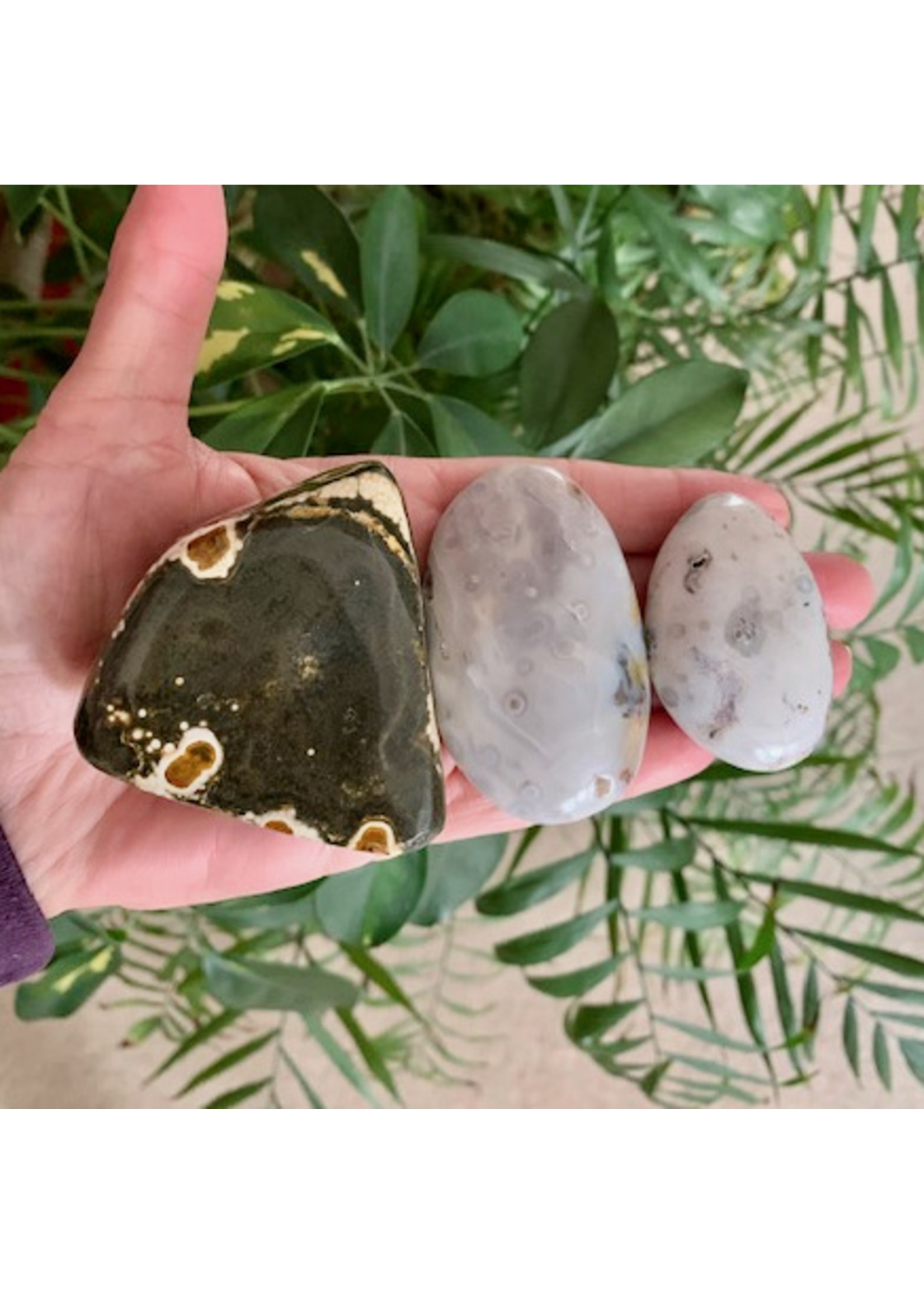 Ocean Jasper Touchstones for joy and bliss