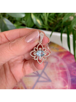 Filigree Faceted Pendant