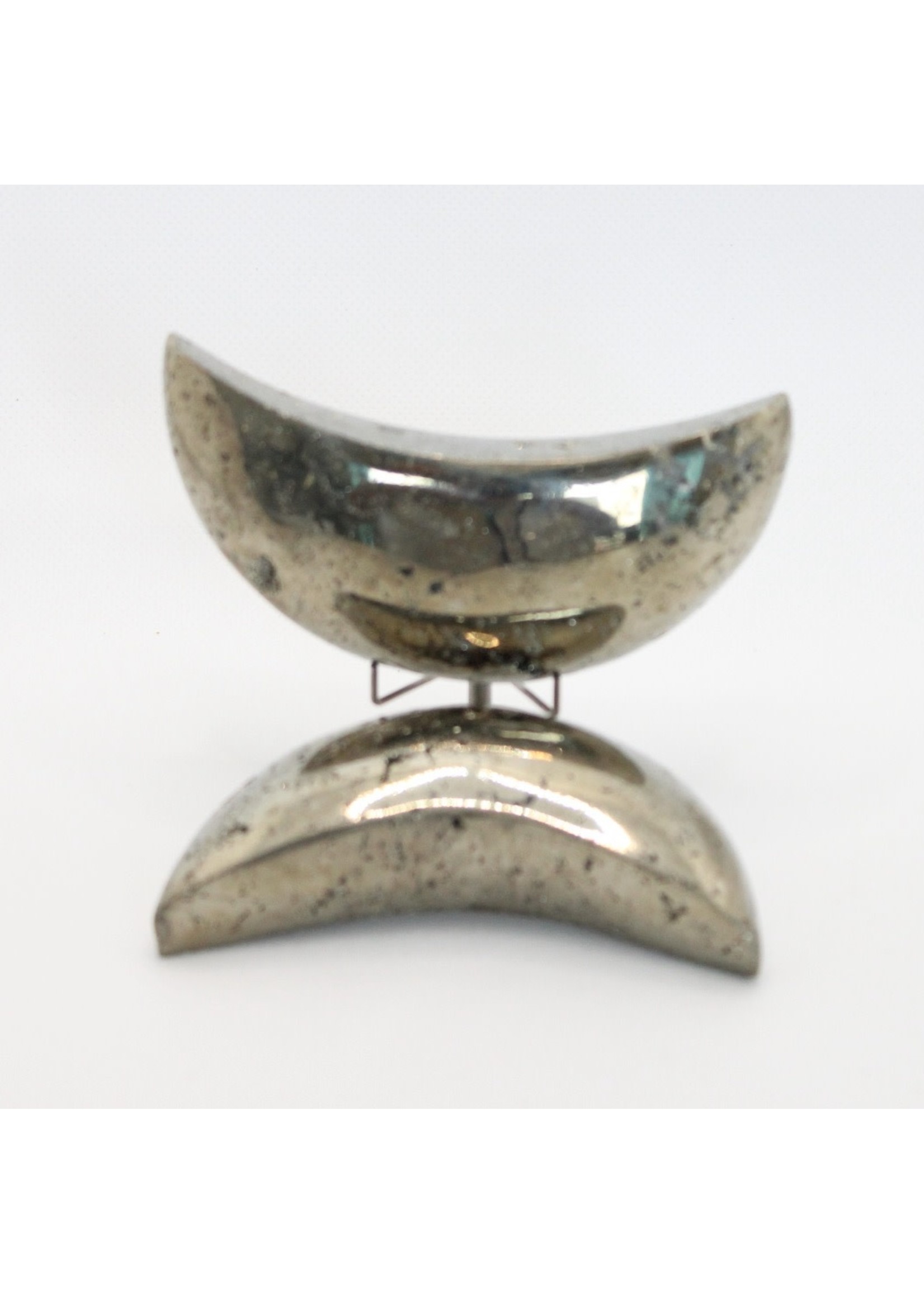 Pyrite Quarter Moons for male/female balance