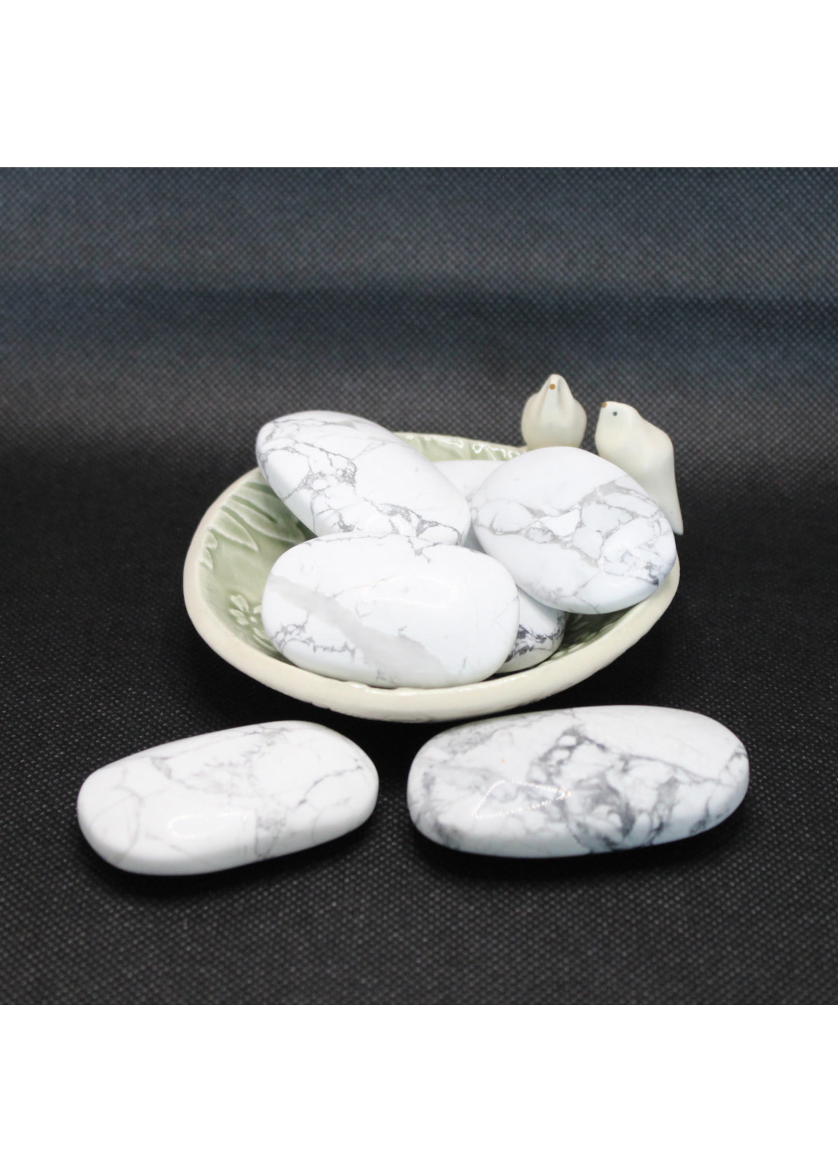 Howlite Touchstones for patience