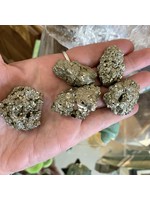 Pyrite Clusters Tumbled
