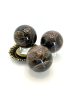 Black Moonstone Sphere for manifesting and protection