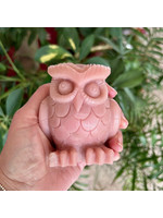 Pink Opal Owls for intuitive wisdom