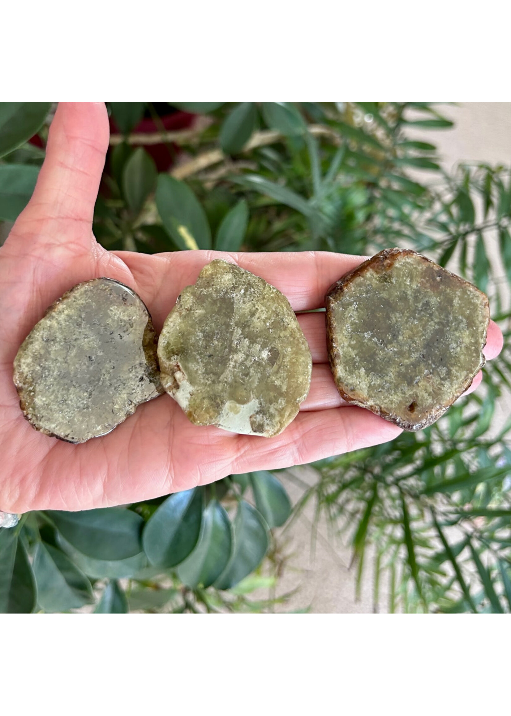 Green Garnet Slices for prosperity