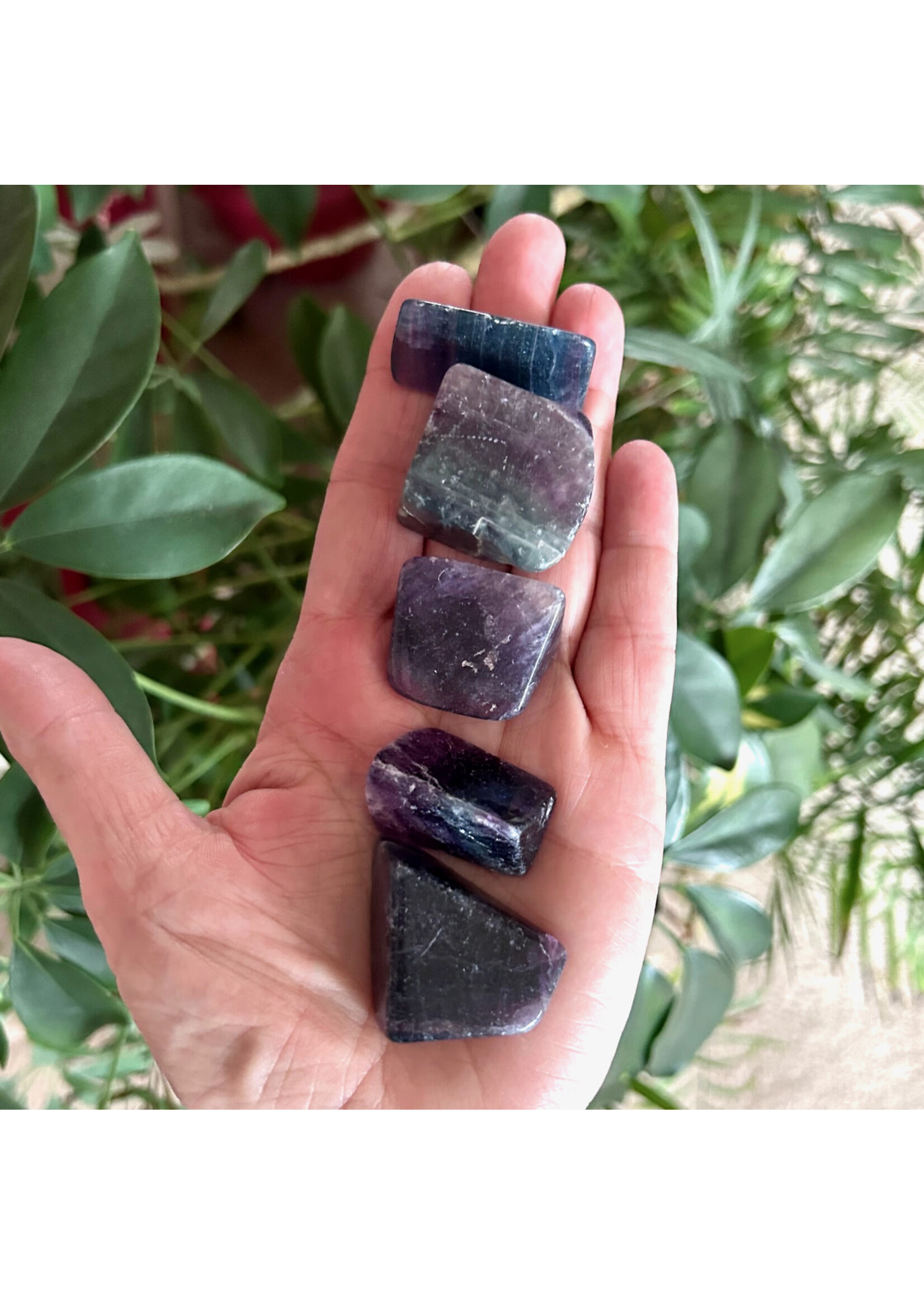 Fluorite Faceted Shapes for balance and stability