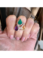 Faceted Goddess Rings