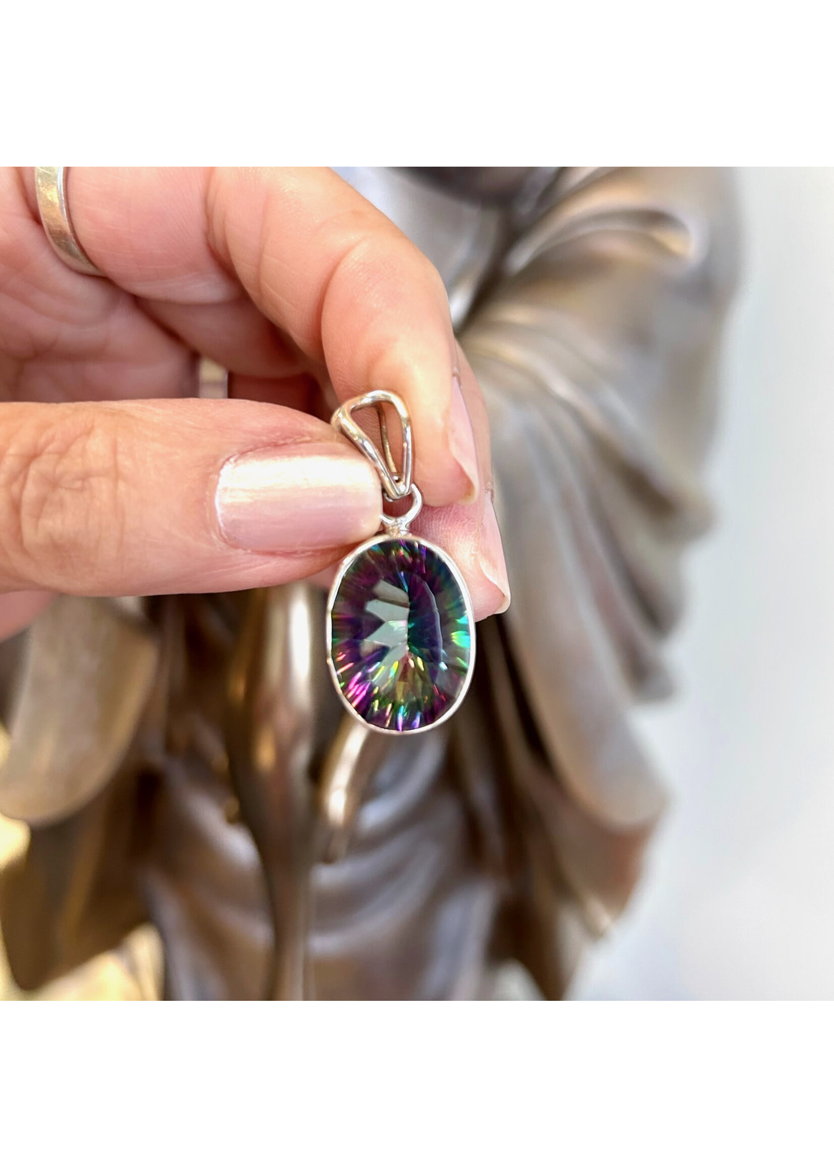 Mystic Fire Topaz Pendant for igniting inner fire