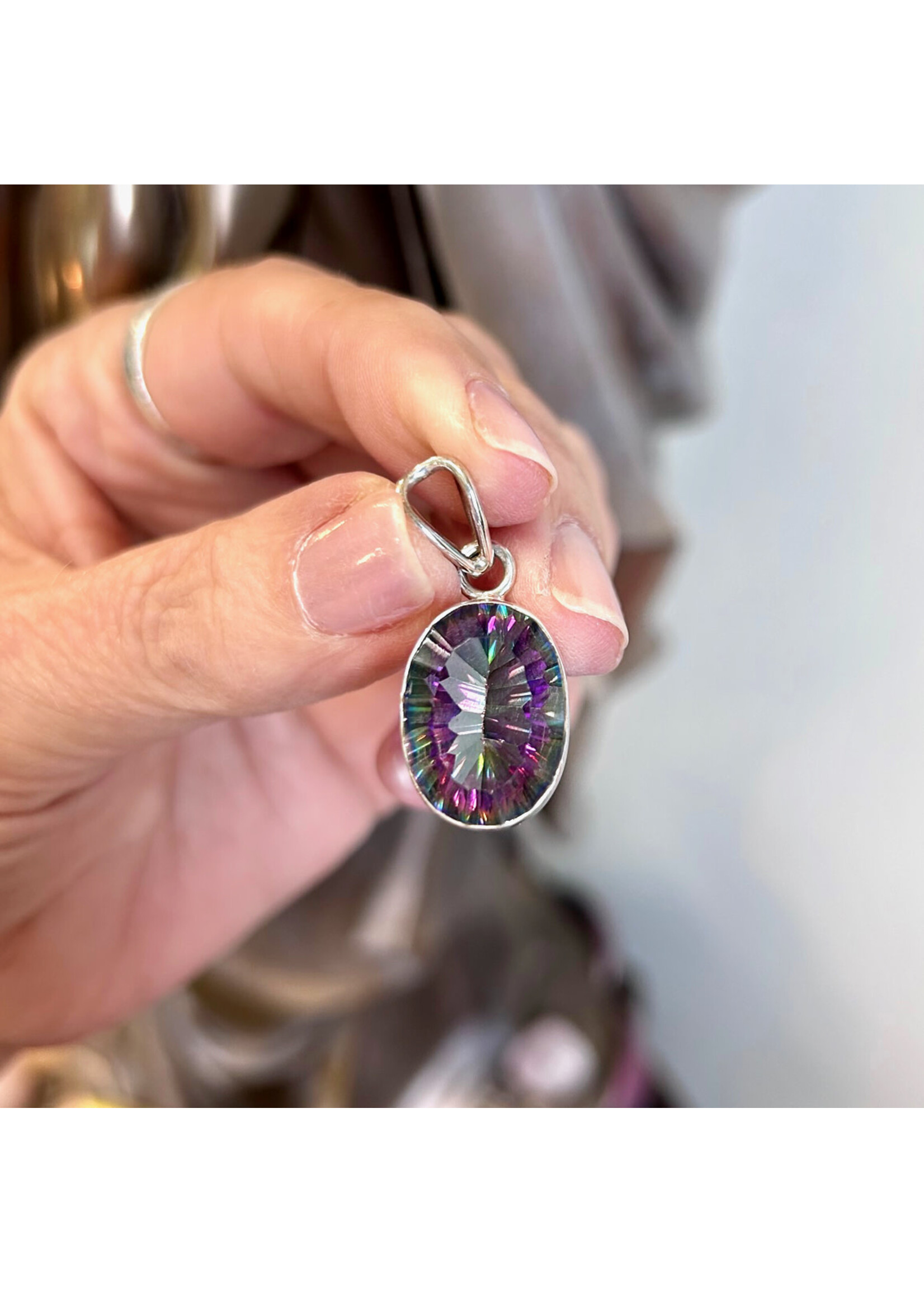 Mystic Fire Topaz Pendant for igniting inner fire