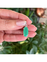 Chrysoprase Faceted Pendants Oval