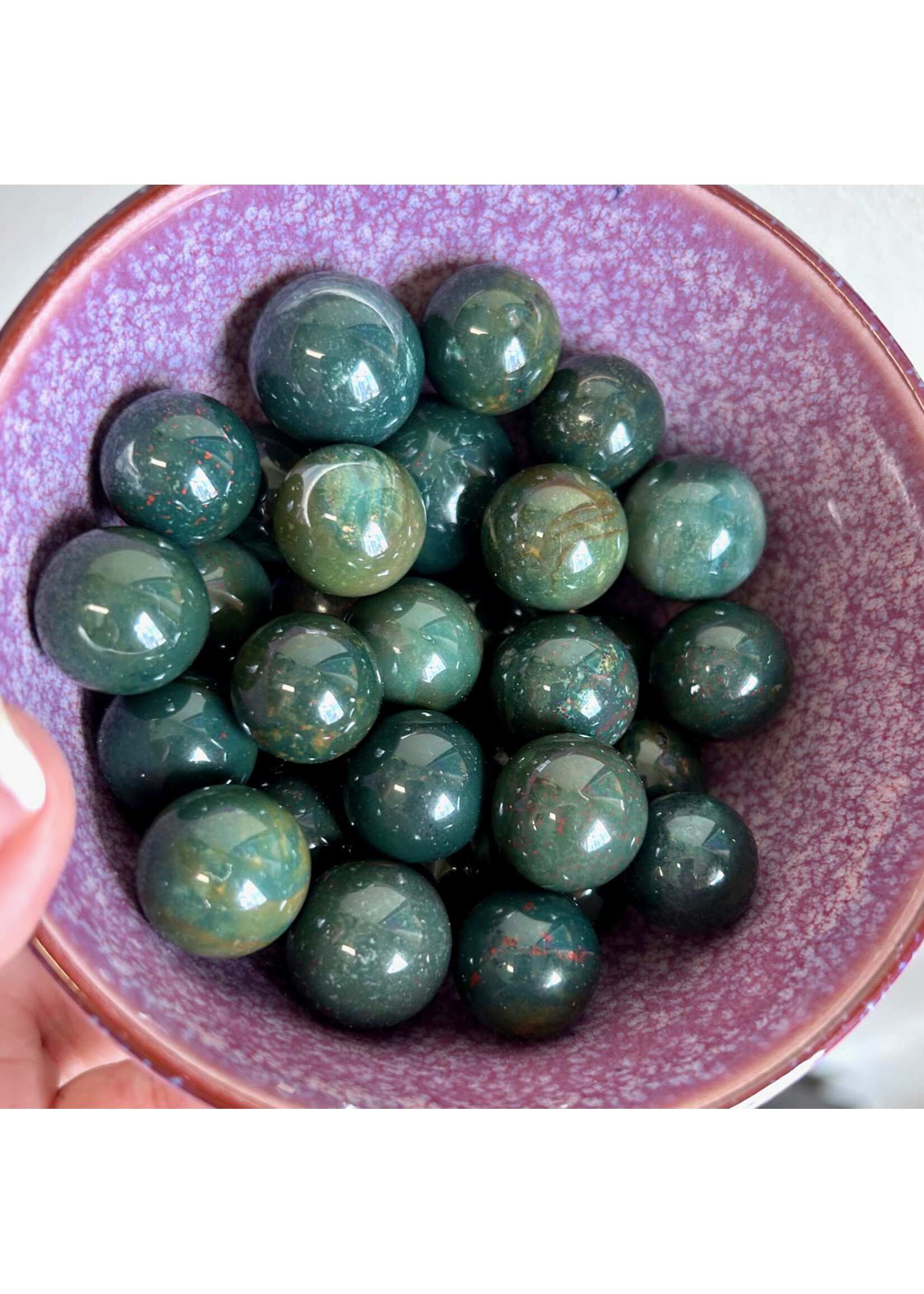 Bloodstone Mini Spheres for well-being