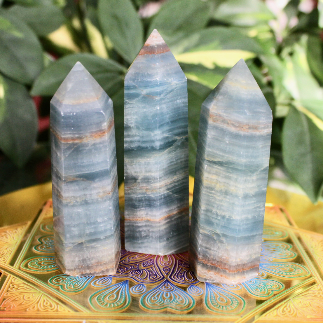 Lemurian Aquatine Calcite for flowing energy