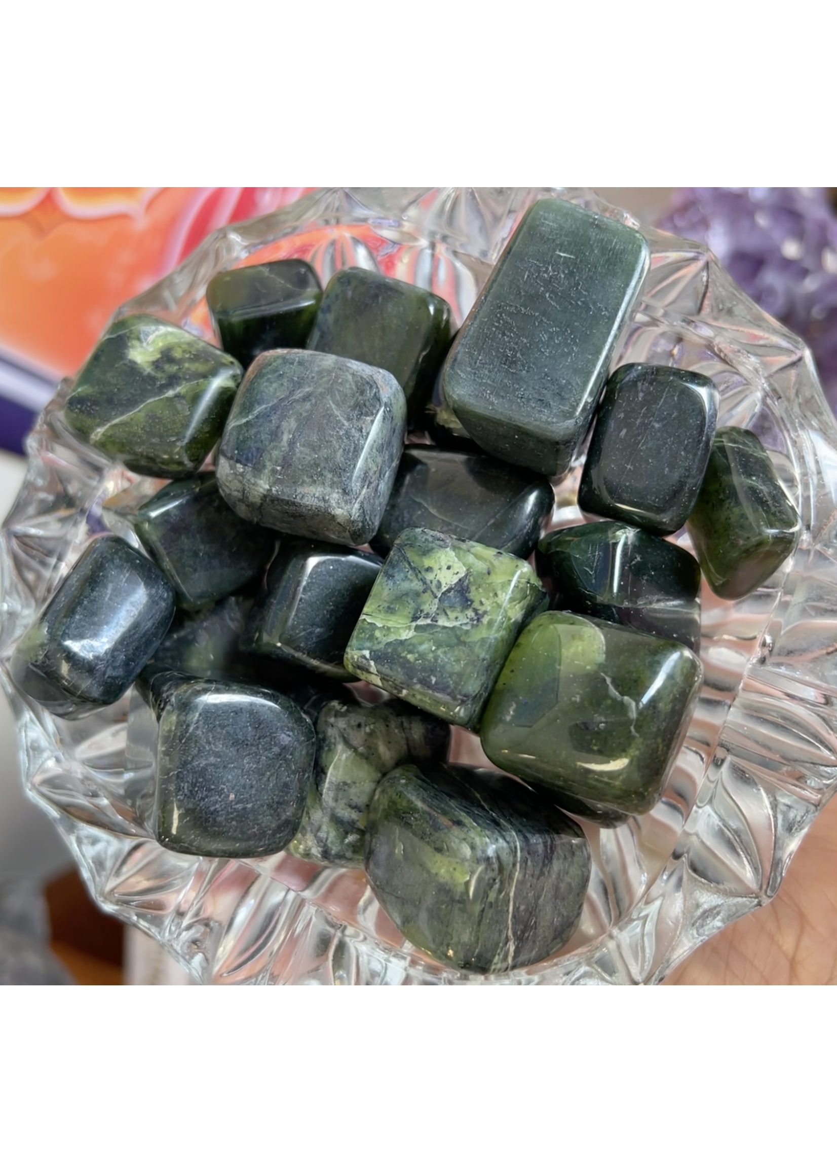 Nephrite Jade Polished for strength and renewal