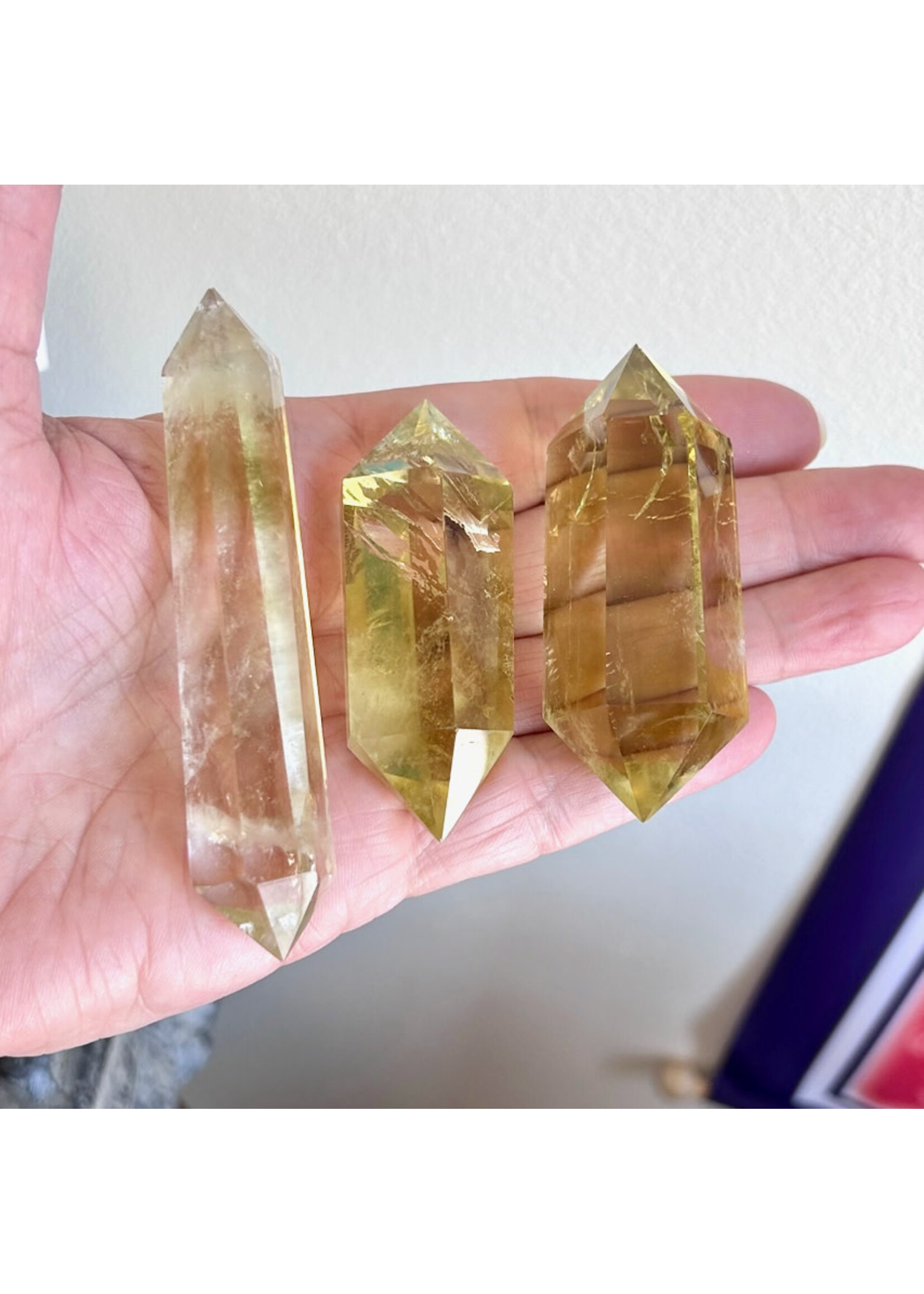 Citrine Double Terminated Wands for abundant flow