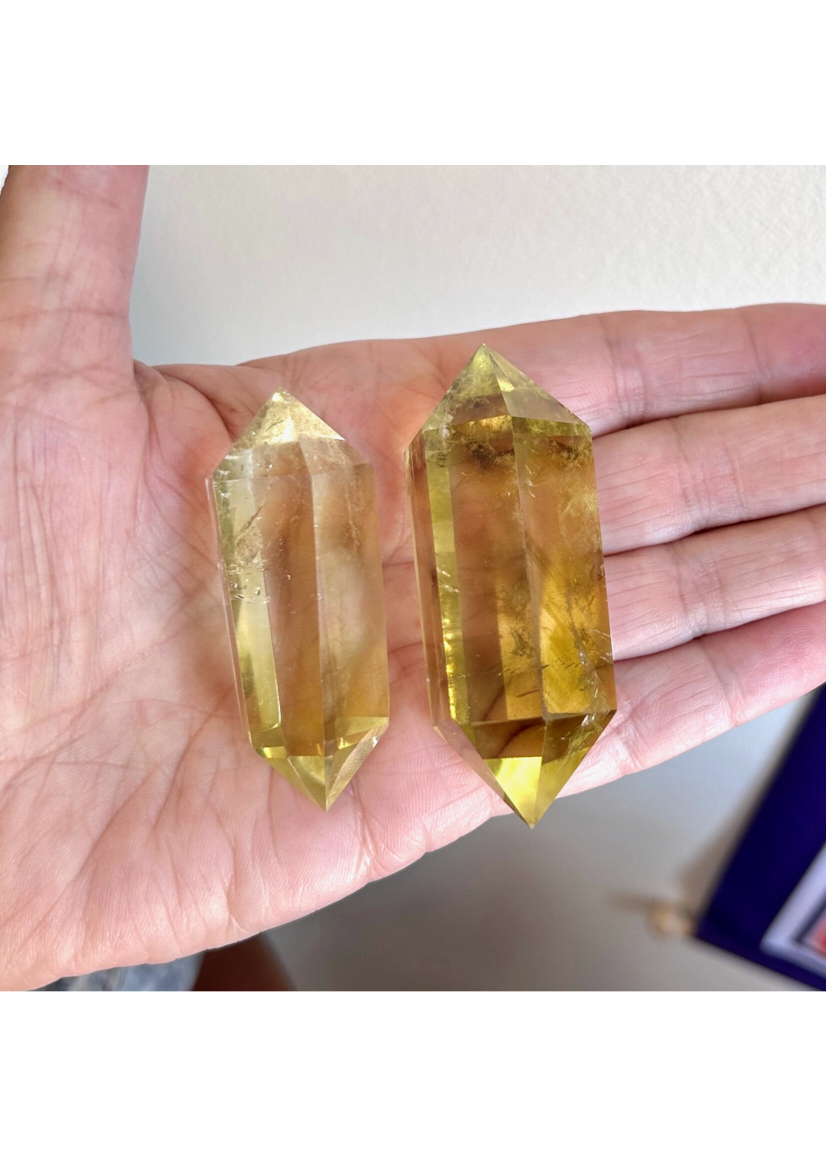 Citrine Double Terminated Wands for abundant flow