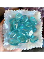 Aqua Aura Quartz Tumbled for elevating vibration