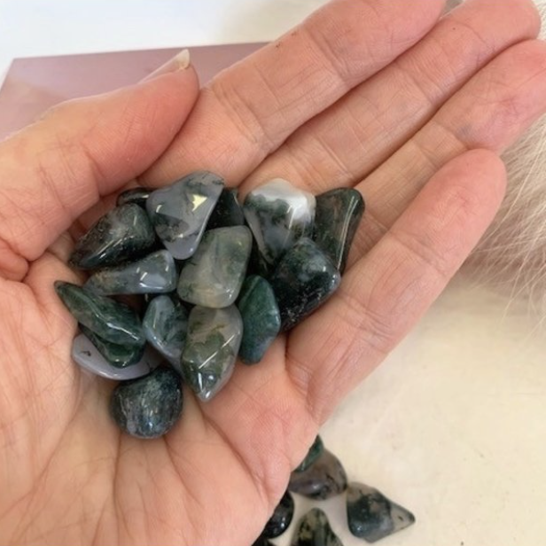 Moss Agate For New Beginnings