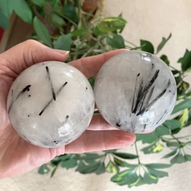 Tourmalinated Quartz for Shadow Work