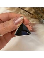 Black Tourmaline Pendants Cabochon