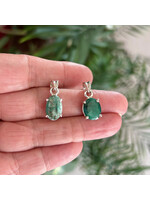 Emerald Faceted Pendants for infinite peace