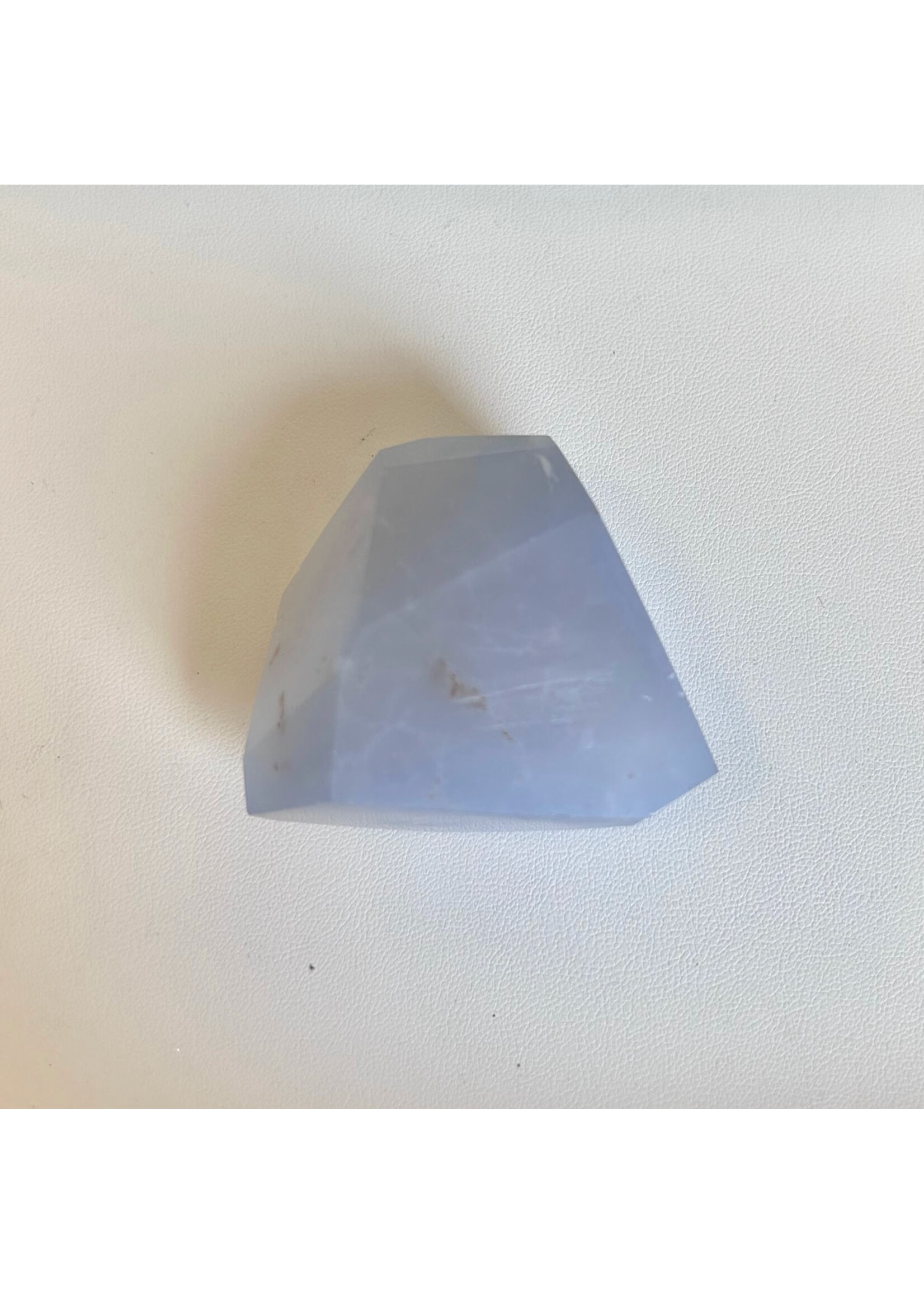 Blue Chalcedony Faceted for calm and balance