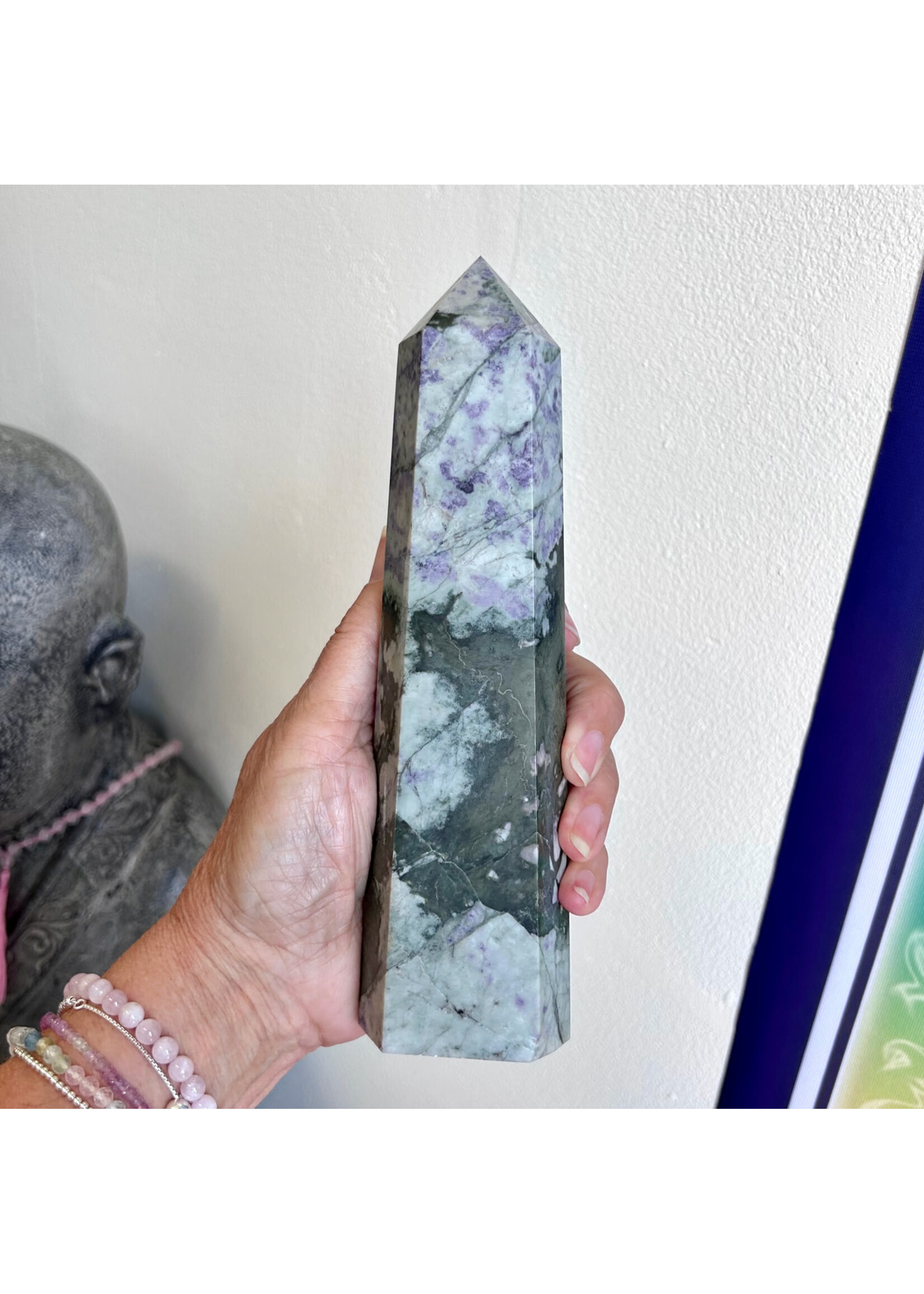 Lavender and Green Jade Generators for happiness and compassion