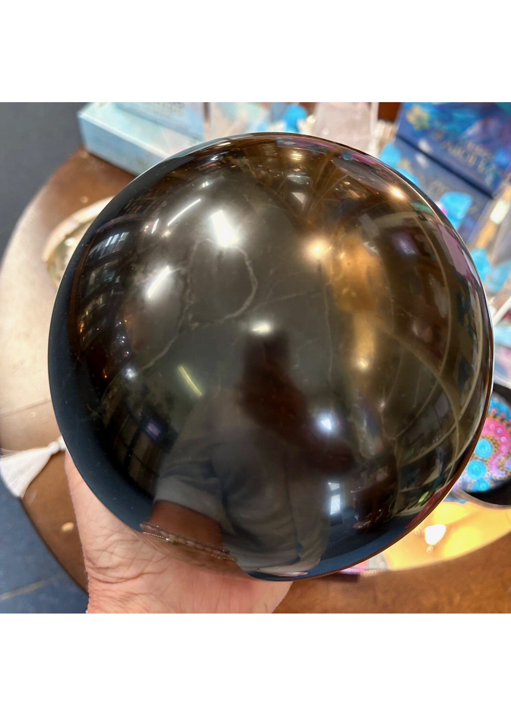 Shungite Sphere for 360 degrees of clearing