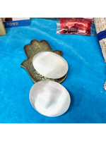 Selenite Touchstones for holding light