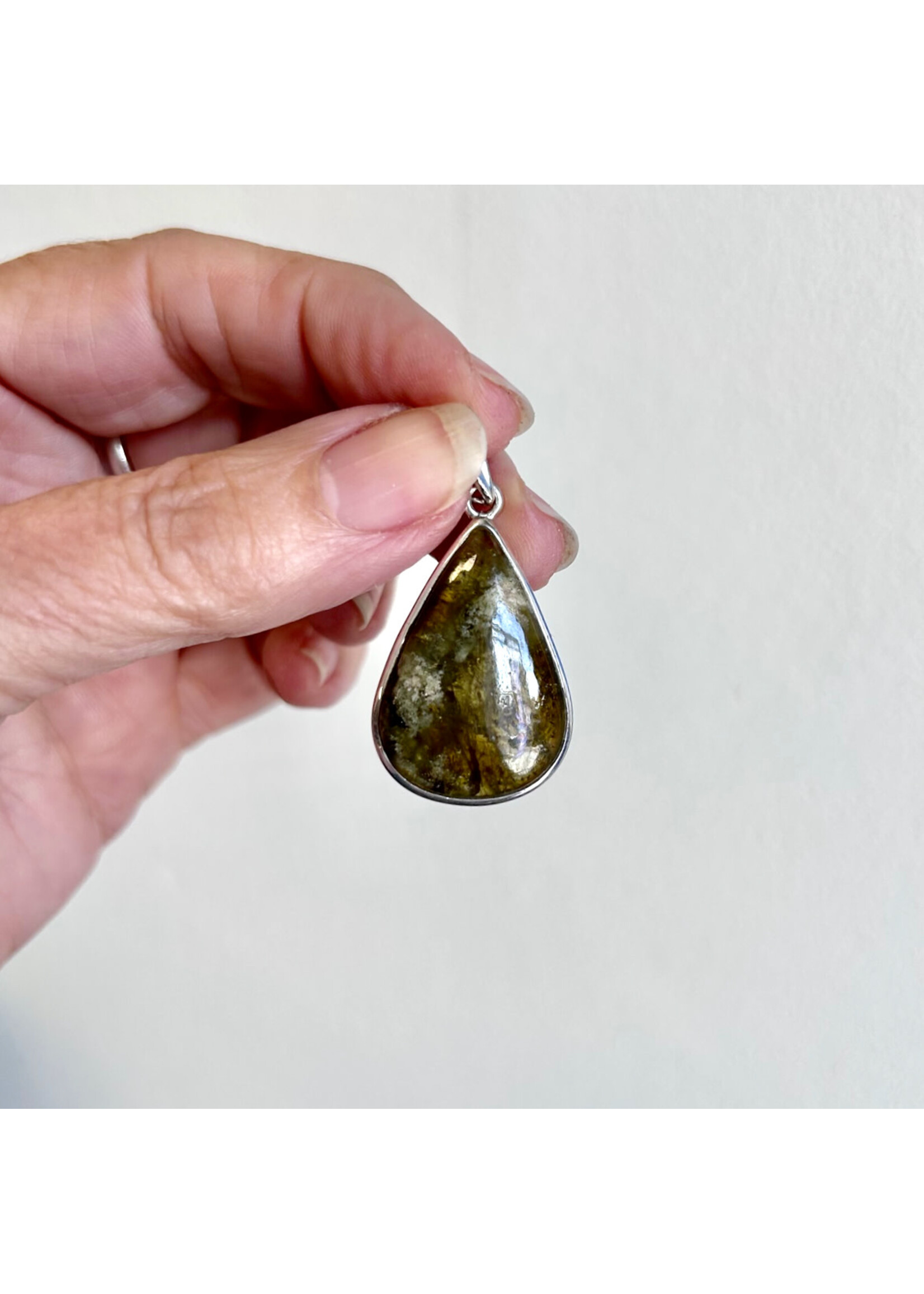 Green Grossular Garnet Pendants for abundance