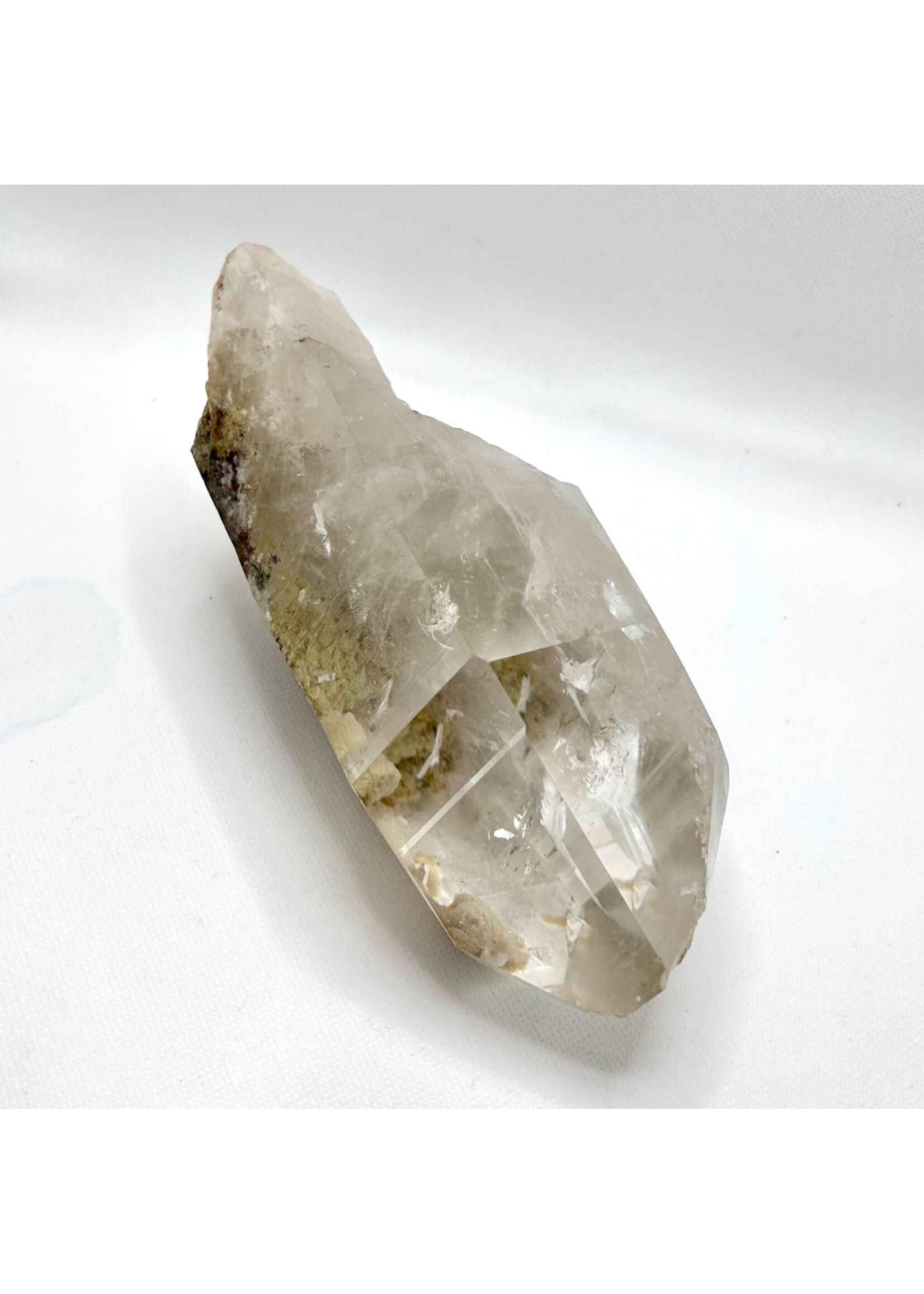 Sulphur in Quartz Record Keeper Point for transformation