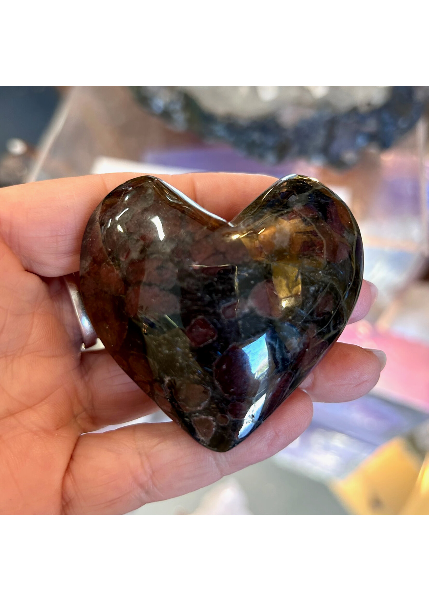 Garnet Hearts for Passion
