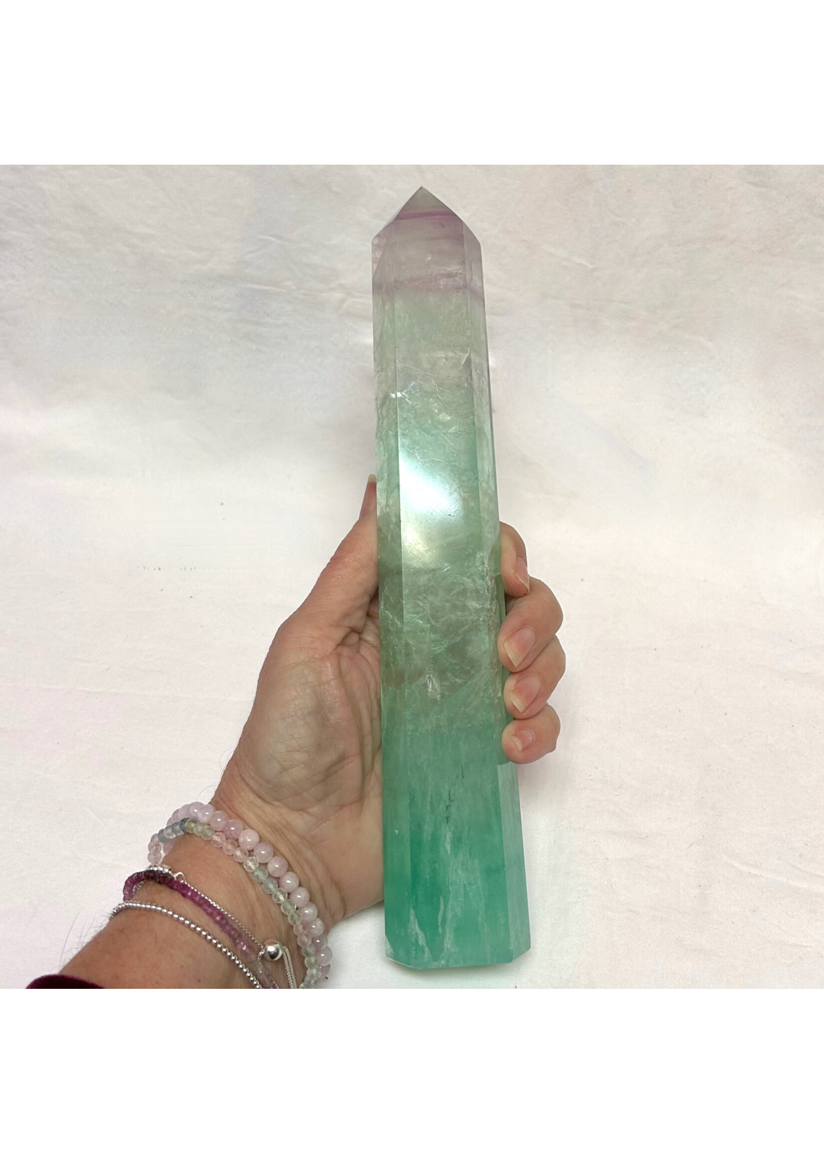 Green and Purple Fluorite Generators for a clear mind