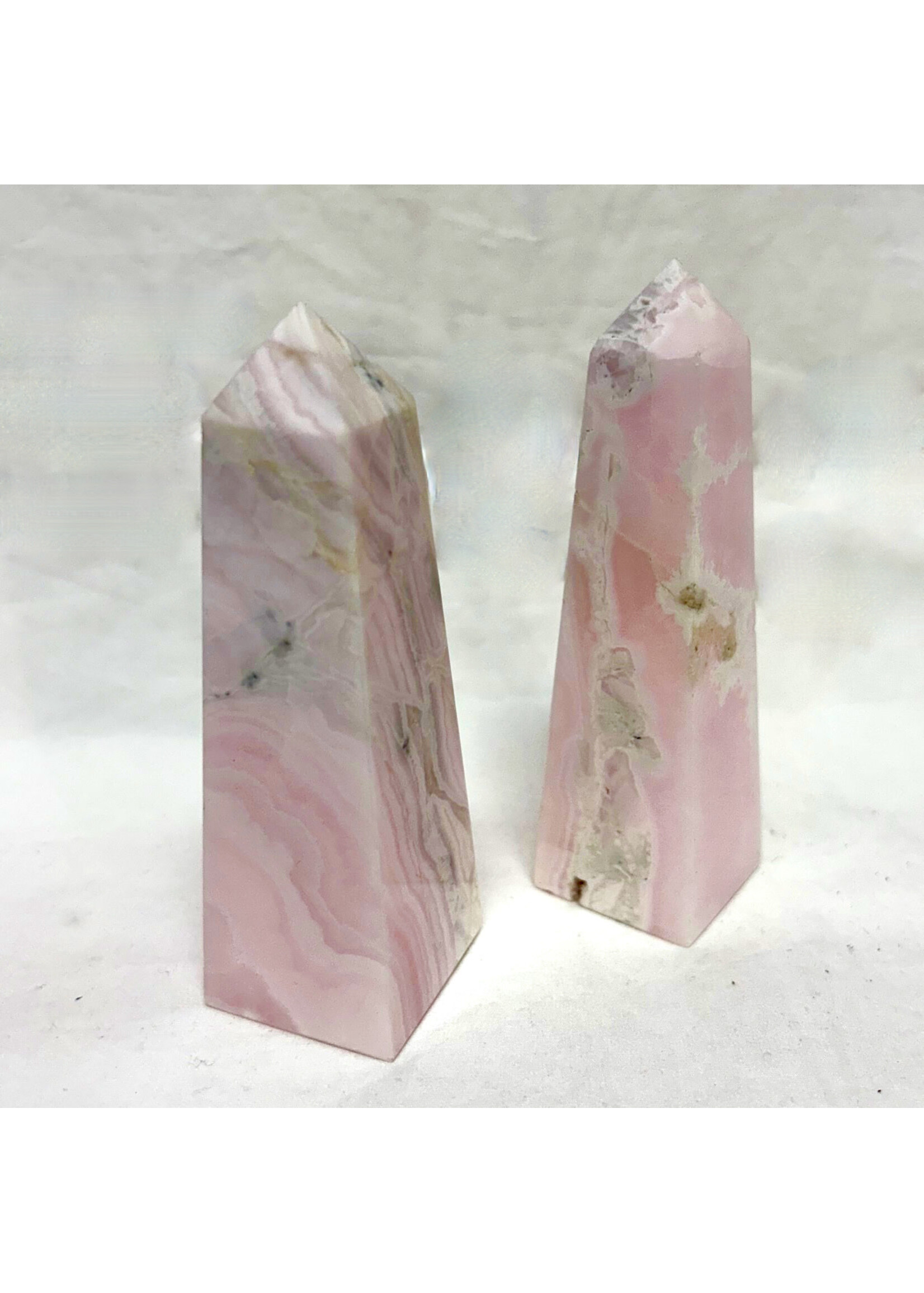 Mangano Calcite Obelisks for elevated love and compassion