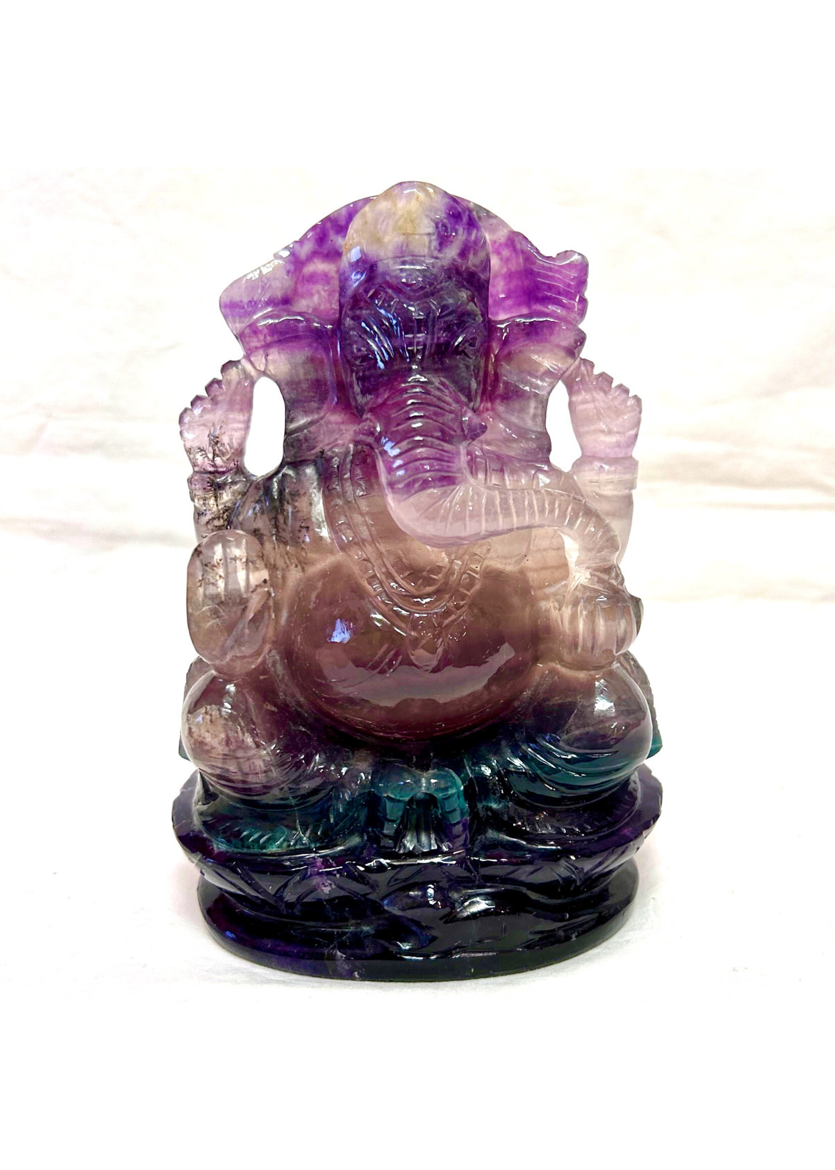 Fluorite Ganesha for clearing your way