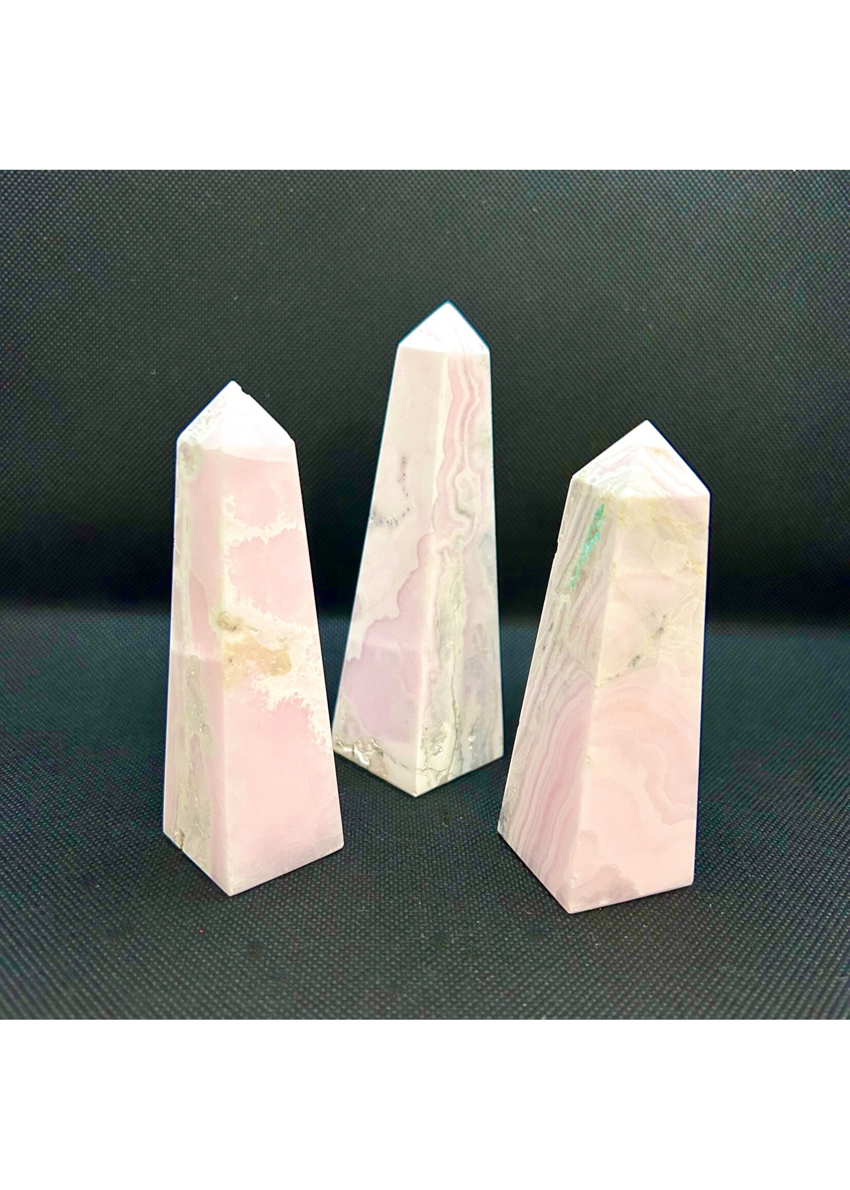 Mangano Calcite Obelisks for elevated love and compassion