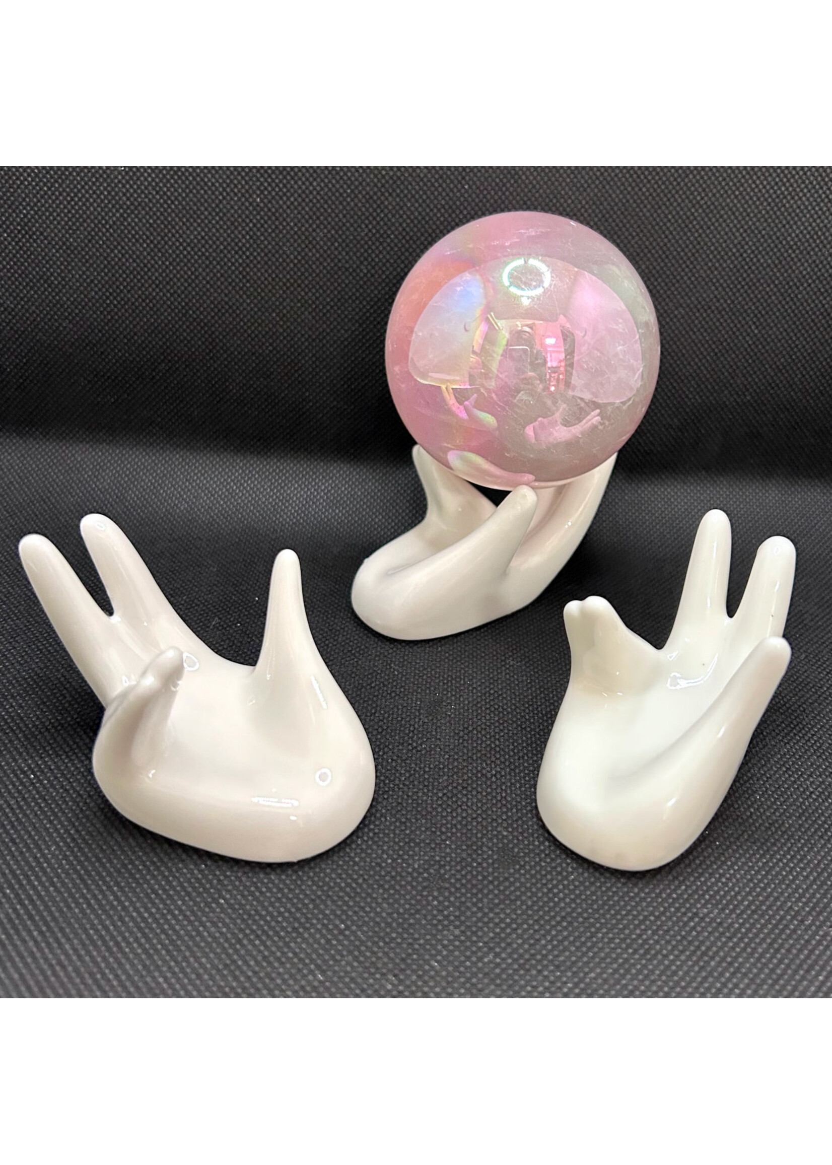 Ceramic Hands Sphere Holders