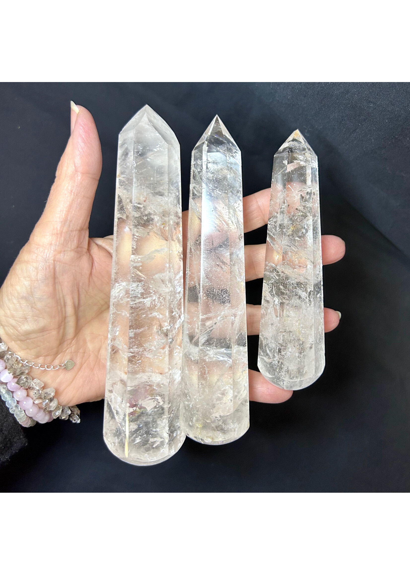 Quartz Single Terminated Wands for physical well-being