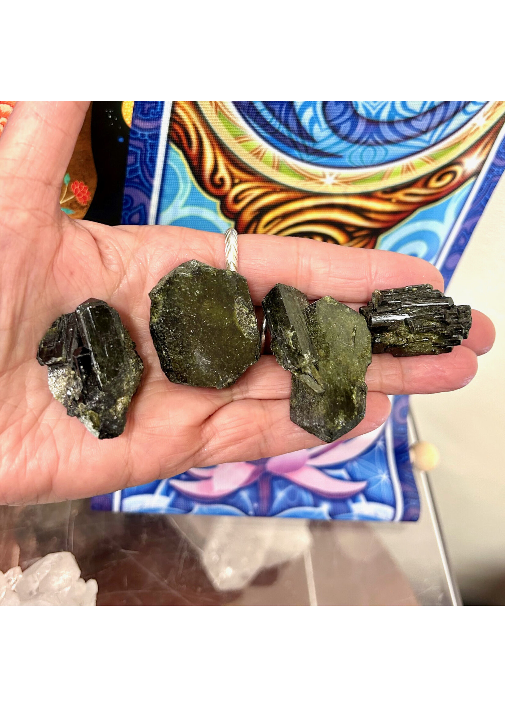 Epidote Rough for manifestation and  attraction