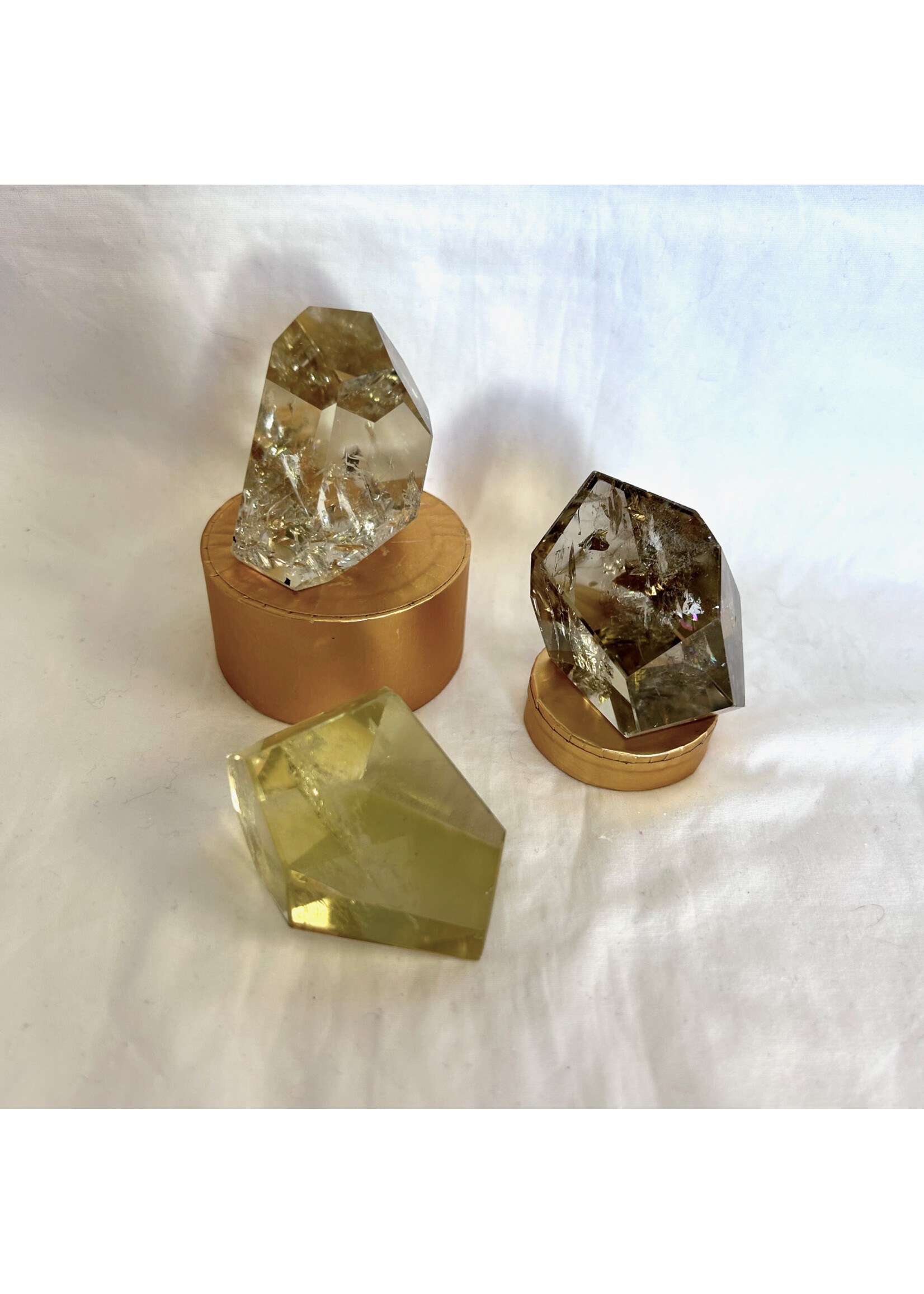 Natural Citrine Faceted for manifesting